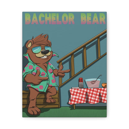 Bachelor Bear Backsplash Portrait